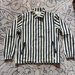 Neighborhood Black and White Striped Shirt